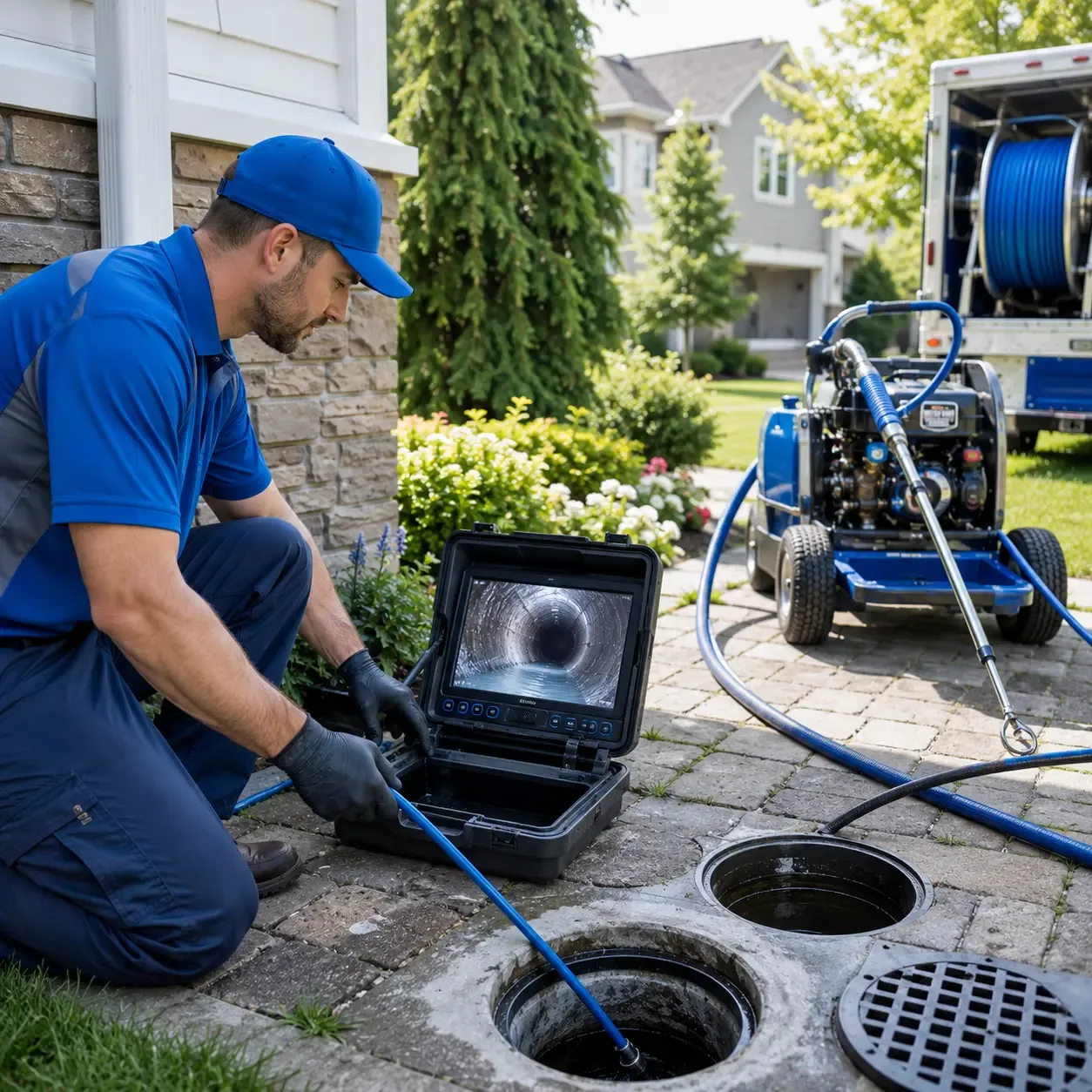 Outdoor drain cleaning professionals serving Manchester, MD